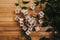 Set of 26 Tiny Maker Mind Floral Alphabet Blocks with botanical details made of Maple Wood