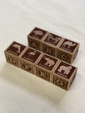Animal Collection - French - Set of 7 Blocks (Discounted) 0103