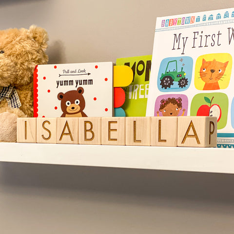 Personalized Baby Name Blocks - Modern Collection
