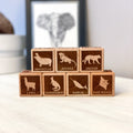 Animal Collection -  Set of 7 Blocks (FRENCH)