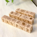 15 floral botanical themed wooden alphabet blocks gift childrens toys by Maker Mind Toys Similar to Uncle Goose