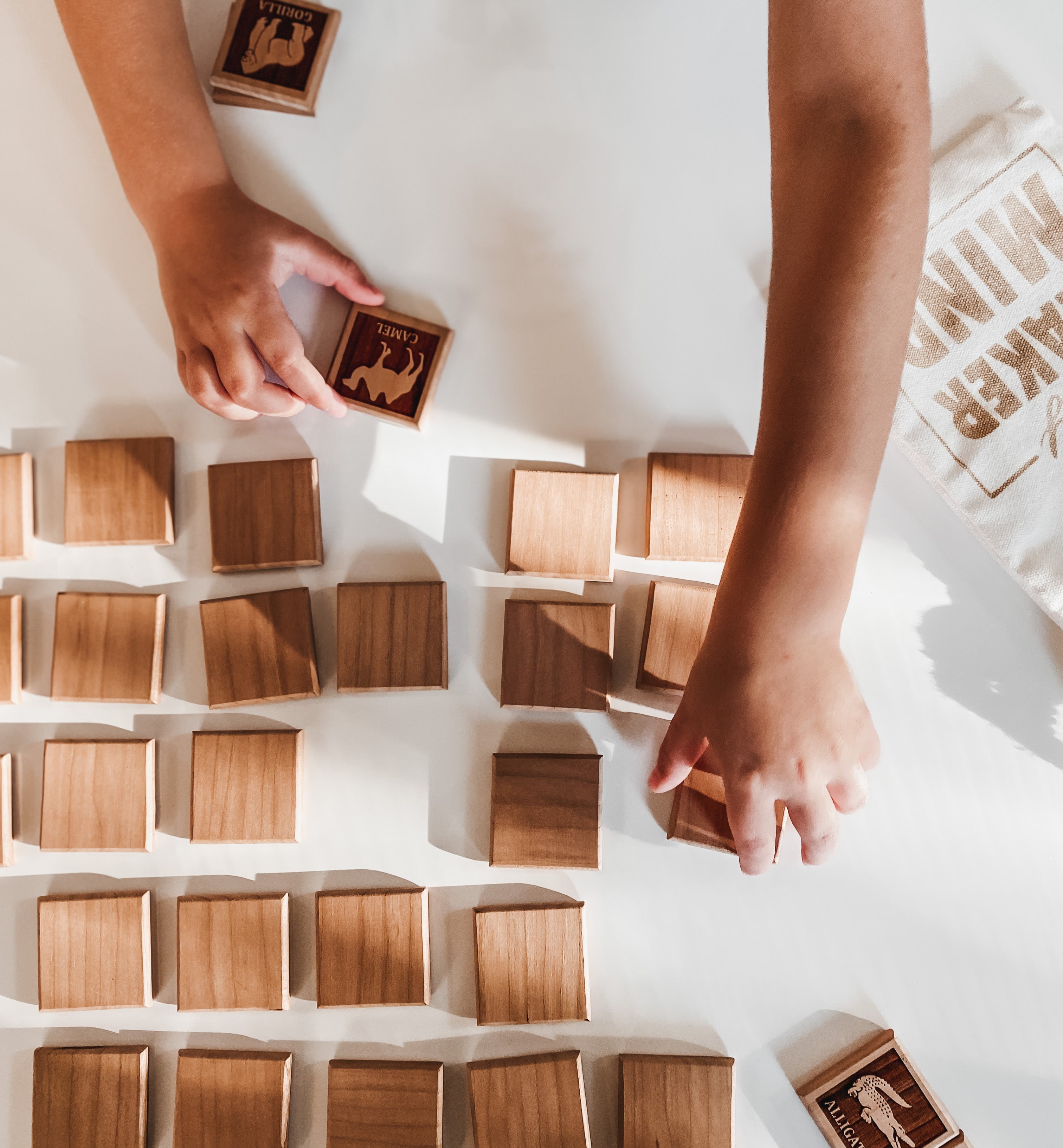 English Animal Matching Memory Game Maker Mind Toys