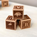 Personalized Baby Name Blocks - Animal Collection (ENGLISH)